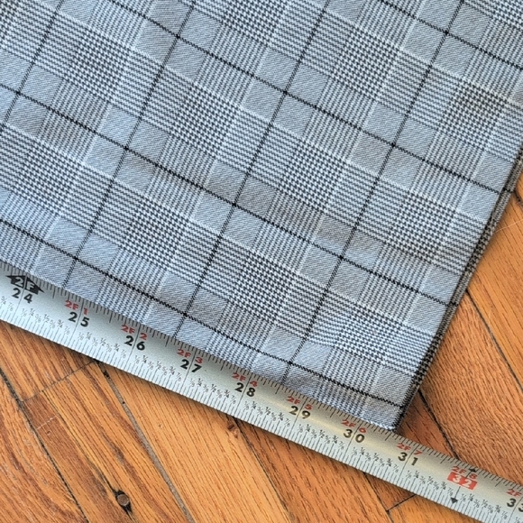 Merona Women's Plaid Gray Dress Pants - Picture 6 of 7